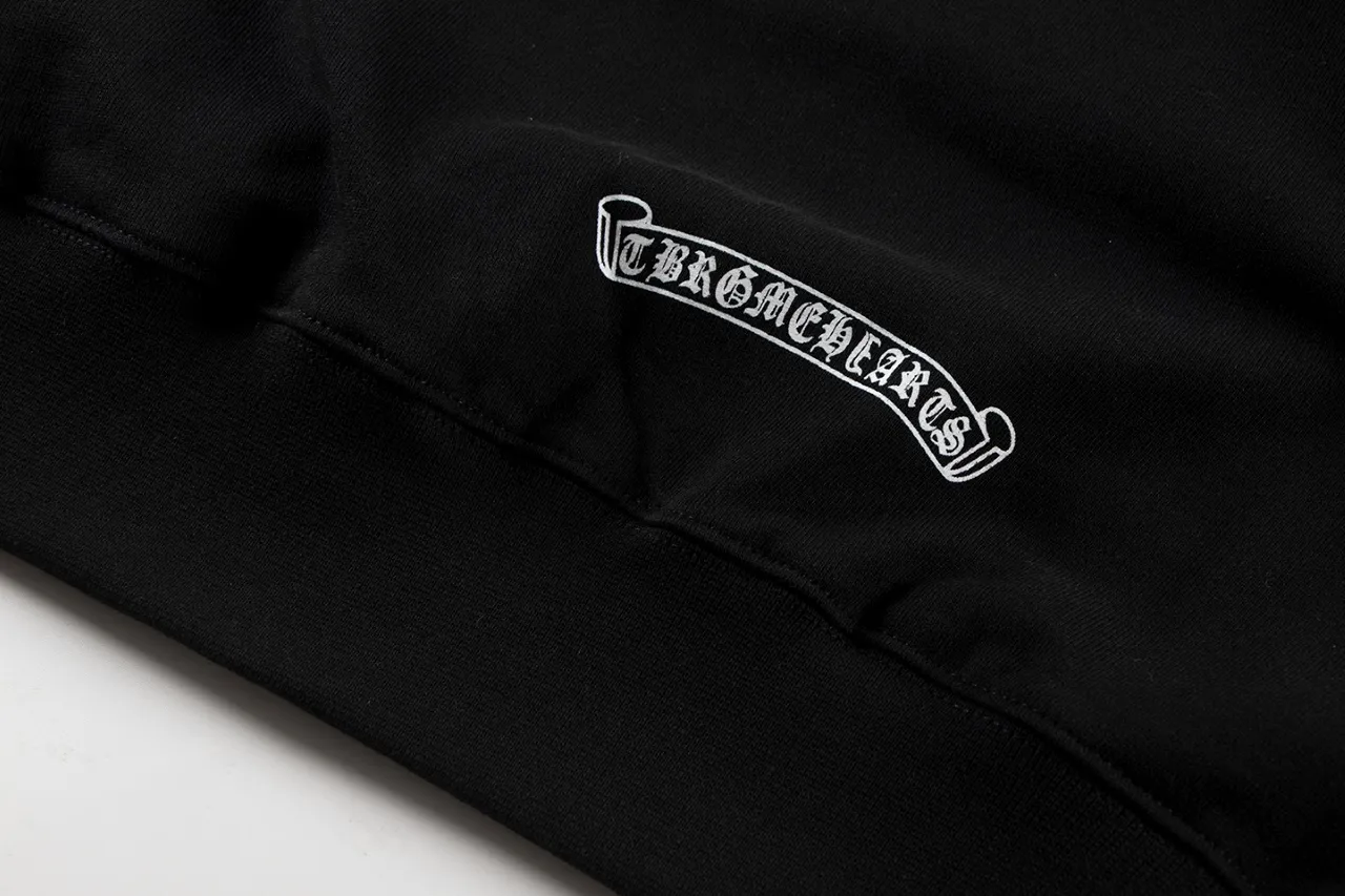 P270 Chrome Hearts European and American trendy brand comic sweatshirt Size: S M L XL Color: Black